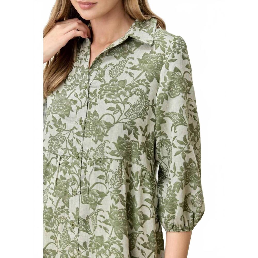 NEW POLAGRAM demi dress in green - Picture 5 of 5